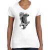 Women's Fine Jersey V-Neck Tee Women's Fine Jersey V-Neck Tee Thumbnail