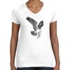 Women's Fine Jersey V-Neck Tee Women's Fine Jersey V-Neck Tee Thumbnail