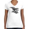 Women's Fine Jersey V-Neck Tee Women's Fine Jersey V-Neck Tee Thumbnail