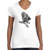 Women's Fine Jersey V-Neck Tee Women's Fine Jersey V-Neck Tee Thumbnail
