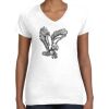 Women's Fine Jersey V-Neck Tee Women's Fine Jersey V-Neck Tee Thumbnail