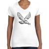 Women's Fine Jersey V-Neck Tee Women's Fine Jersey V-Neck Tee Thumbnail