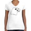 Women's Fine Jersey V-Neck Tee Women's Fine Jersey V-Neck Tee Thumbnail