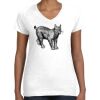 Women's Fine Jersey V-Neck Tee Women's Fine Jersey V-Neck Tee Thumbnail
