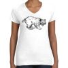 Women's Fine Jersey V-Neck Tee Women's Fine Jersey V-Neck Tee Thumbnail