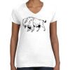 Women's Fine Jersey V-Neck Tee Women's Fine Jersey V-Neck Tee Thumbnail