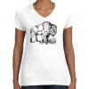 Women's Fine Jersey V-Neck Tee Women's Fine Jersey V-Neck Tee Thumbnail