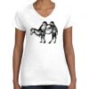 Women's Fine Jersey V-Neck Tee Women's Fine Jersey V-Neck Tee Thumbnail