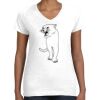 Women's Fine Jersey V-Neck Tee Women's Fine Jersey V-Neck Tee Thumbnail