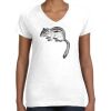 Women's Fine Jersey V-Neck Tee Women's Fine Jersey V-Neck Tee Thumbnail