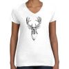 Women's Fine Jersey V-Neck Tee Women's Fine Jersey V-Neck Tee Thumbnail