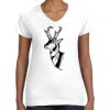 Women's Fine Jersey V-Neck Tee Women's Fine Jersey V-Neck Tee Thumbnail
