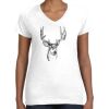 Women's Fine Jersey V-Neck Tee Women's Fine Jersey V-Neck Tee Thumbnail