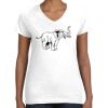 Women's Fine Jersey V-Neck Tee Women's Fine Jersey V-Neck Tee Thumbnail