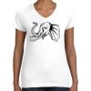 Women's Fine Jersey V-Neck Tee Women's Fine Jersey V-Neck Tee Thumbnail