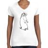 Women's Fine Jersey V-Neck Tee Women's Fine Jersey V-Neck Tee Thumbnail