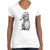 Women's Fine Jersey V-Neck Tee Women's Fine Jersey V-Neck Tee Thumbnail
