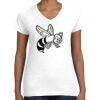Women's Fine Jersey V-Neck Tee Women's Fine Jersey V-Neck Tee Thumbnail