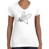 Women's Fine Jersey V-Neck Tee Women's Fine Jersey V-Neck Tee Thumbnail