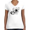 Women's Fine Jersey V-Neck Tee Women's Fine Jersey V-Neck Tee Thumbnail