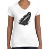 Women's Fine Jersey V-Neck Tee Women's Fine Jersey V-Neck Tee Thumbnail