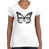 Women's Fine Jersey V-Neck Tee Women's Fine Jersey V-Neck Tee Thumbnail