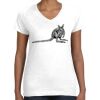 Women's Fine Jersey V-Neck Tee Women's Fine Jersey V-Neck Tee Thumbnail