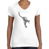 Women's Fine Jersey V-Neck Tee Women's Fine Jersey V-Neck Tee Thumbnail