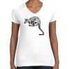 Women's Fine Jersey V-Neck Tee Women's Fine Jersey V-Neck Tee Thumbnail