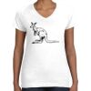 Women's Fine Jersey V-Neck Tee Women's Fine Jersey V-Neck Tee Thumbnail