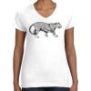 Women's Fine Jersey V-Neck Tee Women's Fine Jersey V-Neck Tee Thumbnail