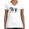 Women's Fine Jersey V-Neck Tee Women's Fine Jersey V-Neck Tee Thumbnail