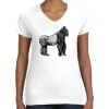 Women's Fine Jersey V-Neck Tee Women's Fine Jersey V-Neck Tee Thumbnail