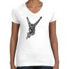 Women's Fine Jersey V-Neck Tee Women's Fine Jersey V-Neck Tee Thumbnail
