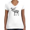 Women's Fine Jersey V-Neck Tee Women's Fine Jersey V-Neck Tee Thumbnail