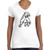 Women's Fine Jersey V-Neck Tee Women's Fine Jersey V-Neck Tee Thumbnail