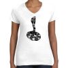 Women's Fine Jersey V-Neck Tee Women's Fine Jersey V-Neck Tee Thumbnail