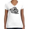 Women's Fine Jersey V-Neck Tee Women's Fine Jersey V-Neck Tee Thumbnail