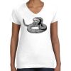 Women's Fine Jersey V-Neck Tee Women's Fine Jersey V-Neck Tee Thumbnail