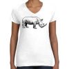 Women's Fine Jersey V-Neck Tee Women's Fine Jersey V-Neck Tee Thumbnail