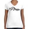 Women's Fine Jersey V-Neck Tee Women's Fine Jersey V-Neck Tee Thumbnail