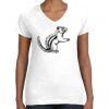 Women's Fine Jersey V-Neck Tee Women's Fine Jersey V-Neck Tee Thumbnail