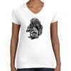 Women's Fine Jersey V-Neck Tee Women's Fine Jersey V-Neck Tee Thumbnail