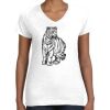Women's Fine Jersey V-Neck Tee Women's Fine Jersey V-Neck Tee Thumbnail