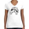 Women's Fine Jersey V-Neck Tee Women's Fine Jersey V-Neck Tee Thumbnail