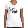 Women's Fine Jersey V-Neck Tee Women's Fine Jersey V-Neck Tee Thumbnail