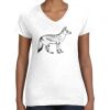 Women's Fine Jersey V-Neck Tee Women's Fine Jersey V-Neck Tee Thumbnail