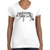 Women's Fine Jersey V-Neck Tee Women's Fine Jersey V-Neck Tee Thumbnail