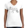 Women's Fine Jersey V-Neck Tee Women's Fine Jersey V-Neck Tee Thumbnail