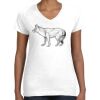 Women's Fine Jersey V-Neck Tee Women's Fine Jersey V-Neck Tee Thumbnail
